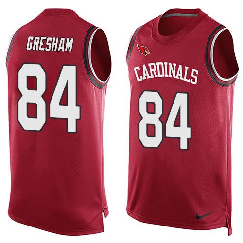 Nike Cardinals #84 Jermaine Gresham Red Team Color Men's Stitched NFL Limited Tank Top Jersey - Click Image to Close
